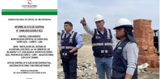 CAÑETE: CONTRALORÍA “PONE EL OJO” OTRA VEZ EN OBRA ETERNA DE SANEAMIENTO EN CERRO AZUL