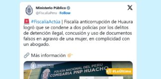 SEIS AÑOS DE CÁRC3L PARA POLICÍAS POR FABRICAR FALSA ACUS4CIÓN: OTRO GOLP3 A LA PODR1DA4CORRUPC1ÓN EN EL PERÚ