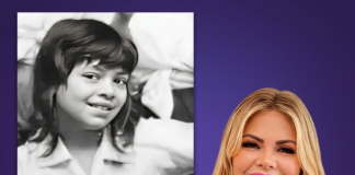 GISELA VALCÁRCEL Y LA FOTO INÉDITA DE SU NIÑEZ