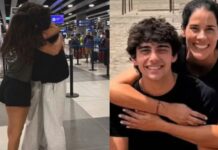 DESPEDIDA QUE CONMUEVE: HIJO DE GIANELLA NEYRA PARTE AL EXTRANJERO