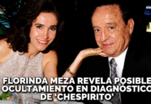 FLORINDA MEZA CUESTIONA DIAGNÓSTICO