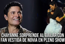 FAN VESTIDA DE NOVIA ROBA SHOW DE CHAYANNE Y SE VUELVE VIRAL