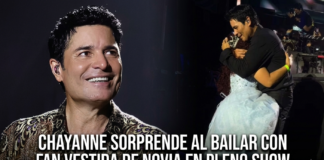 FAN VESTIDA DE NOVIA ROBA SHOW DE CHAYANNE Y SE VUELVE VIRAL