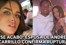 “NO MÁS”: ESPOSA DE ANDRÉ CARRILLO HACE FUERTE REVELACIÓN